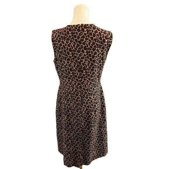 Lands' End Sleeveless Leopard Print Dress, Size 10‎ - Picture 5 of 6